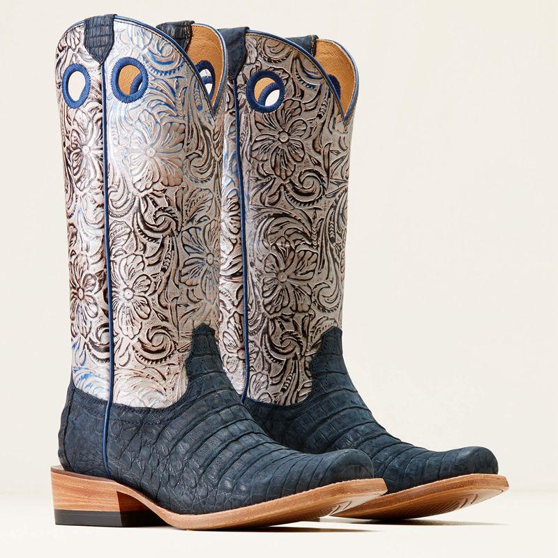 Ariat Futurity Boon Western Boot Bleu Marine Femme | MQT-92489151