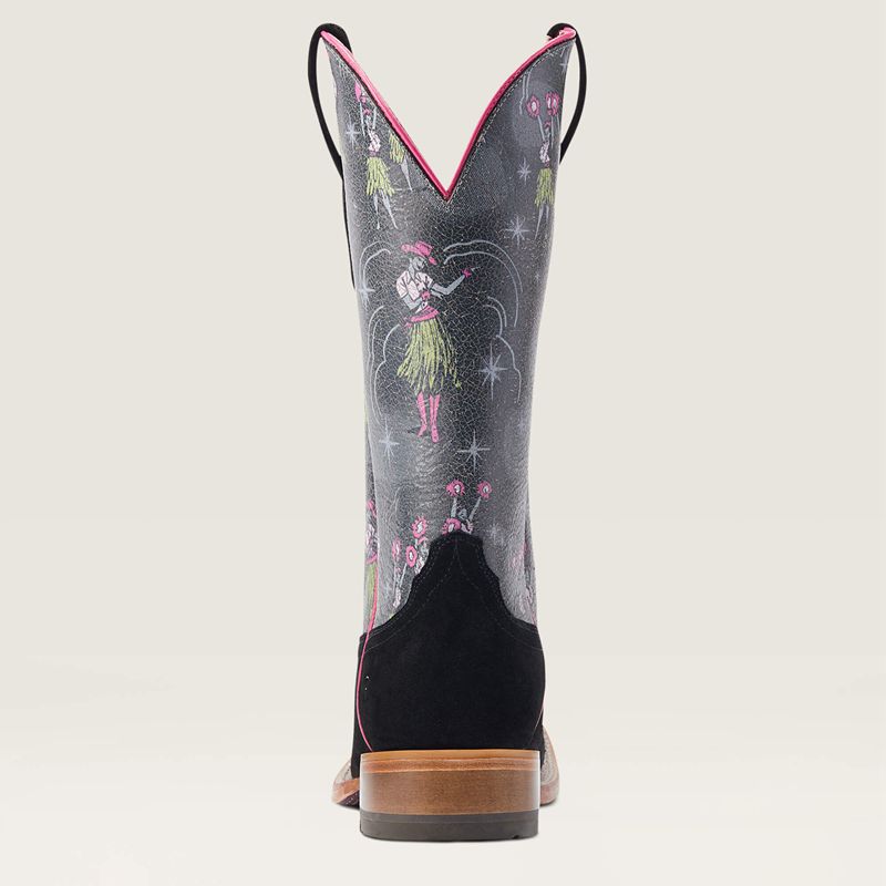 Ariat Frontier Western Aloha Western Boot Noir Femme | RSF-01506139