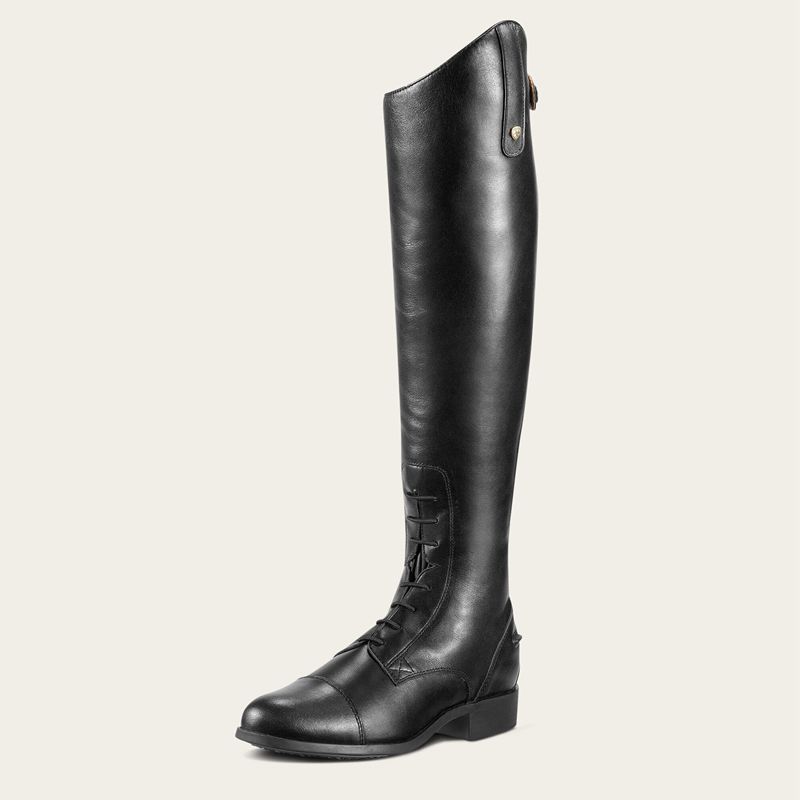 Ariat Heritage Contour Field Zip Tall Riding Boot Noir Homme | JBF-73044942