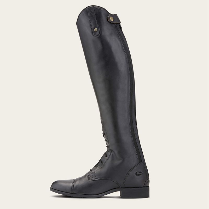 Ariat Heritage Contour Field Zip Tall Riding Boot Noir Homme | JBF-73044942