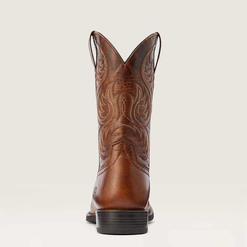 Ariat Sport Boss Man Western Boot Rich Cognac Homme | WVT-80756977