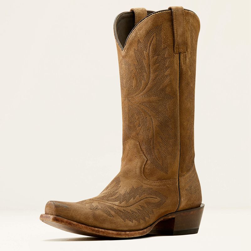 Ariat Ryman Western Boot Dijon Roughout Homme | KGX-92626619