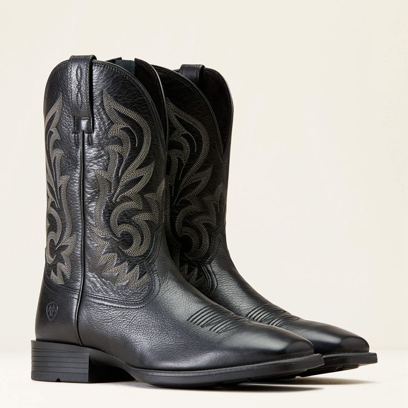 Ariat Slim Zip Ultra Western Boot Noir Homme | WIQ-26051421