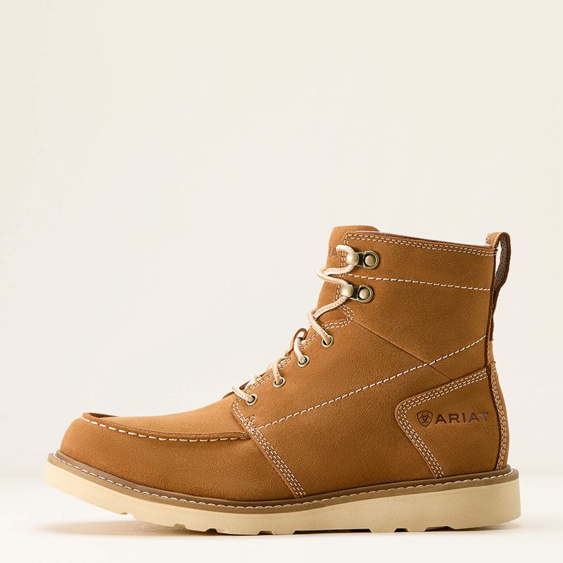 Ariat Recon Lace Boot Natural Suede Homme | BMB-95093426