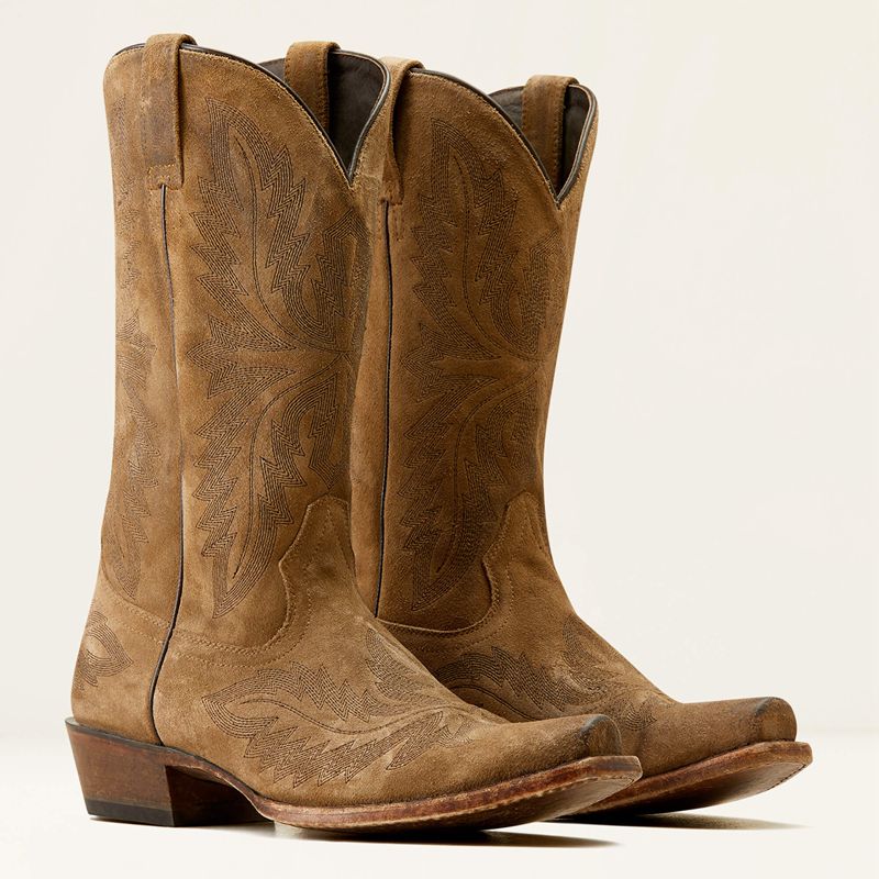 Ariat Ryman Western Boot Dijon Roughout Homme | KGX-92626619