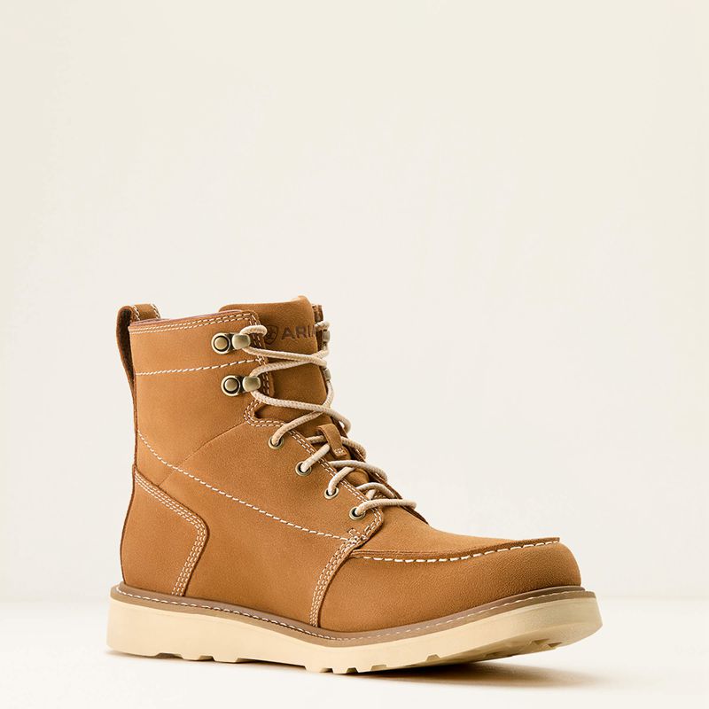 Ariat Recon Lace Boot Natural Suede Homme | BMB-95093426