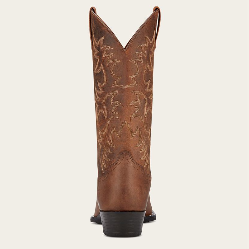 Ariat Heritage R Toe Western Boot Marron Homme | ZHQ-13103596