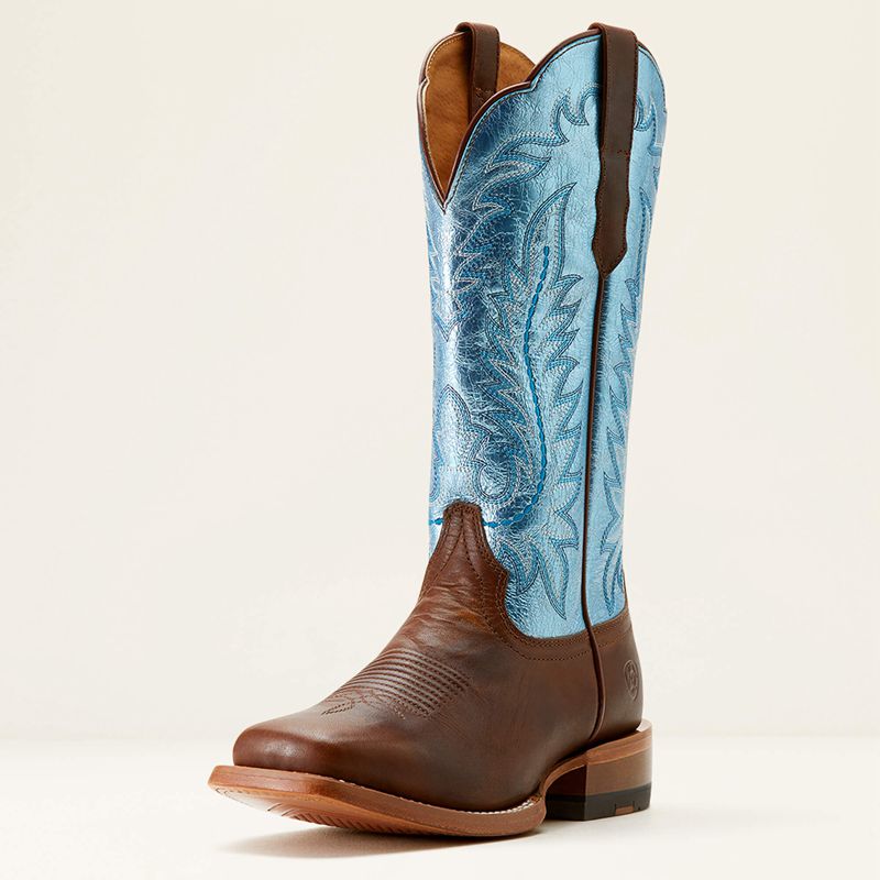 Ariat Frontier Tilly Western Boot Bleu Femme | LAB-87097085