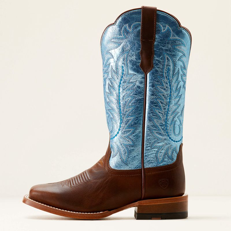 Ariat Frontier Tilly Western Boot Bleu Femme | LAB-87097085