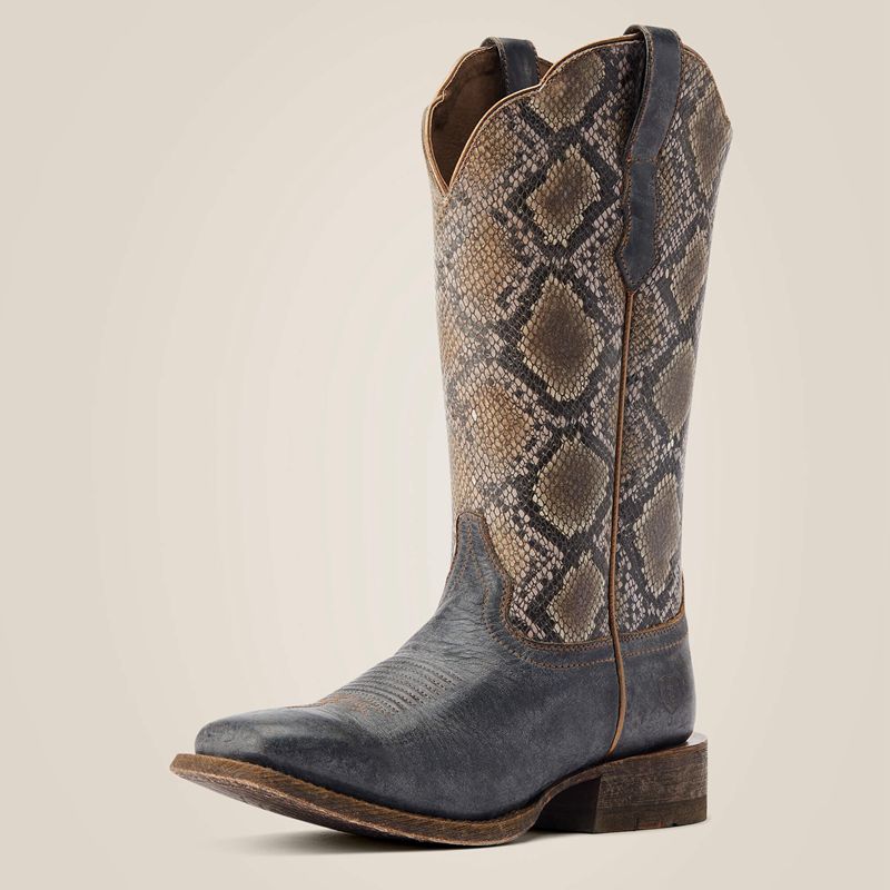 Ariat Frontier Farrah Western Boot Noir Femme | EFI-44353333