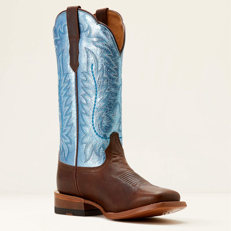 Ariat Frontier Tilly Western Boot Bleu Femme | LAB-87097085