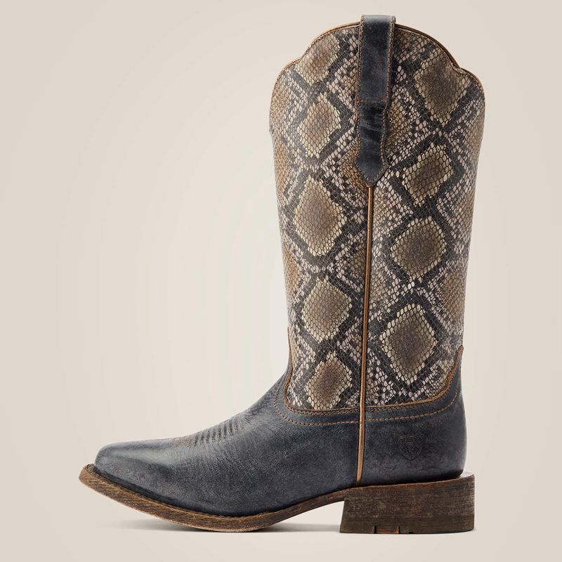 Ariat Frontier Farrah Western Boot Noir Femme | EFI-44353333