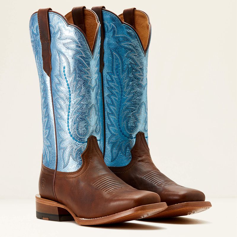 Ariat Frontier Tilly Western Boot Bleu Femme | LAB-87097085