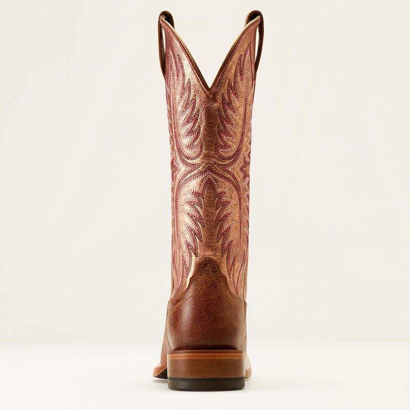 Ariat Frontier Calamity Jane Western Boot Bite The Dust Brown/Desert Sunrise Femme | UOF-77526315