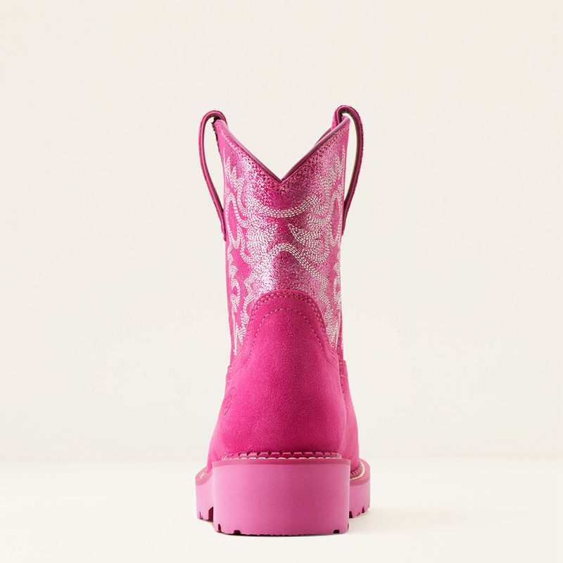 Ariat Fatbaby Western Boot Hottest Pink/Pink Metallic Femme | GAG-72934261