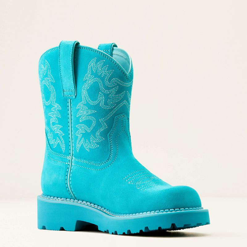 Ariat Fatbaby Western Boot Turquoise Femme | JRB-24228913