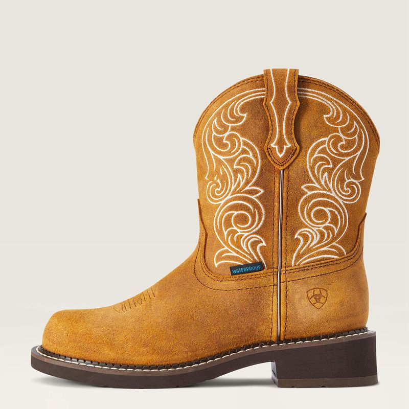 Ariat Fatbaby Heritage Waterproof Western Boot Ginger Spice Femme | RFJ-77503354