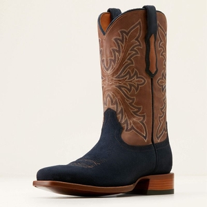 Ariat Bench Made Stilwell Western Boot Bleu Marine Homme | HMB-10391546