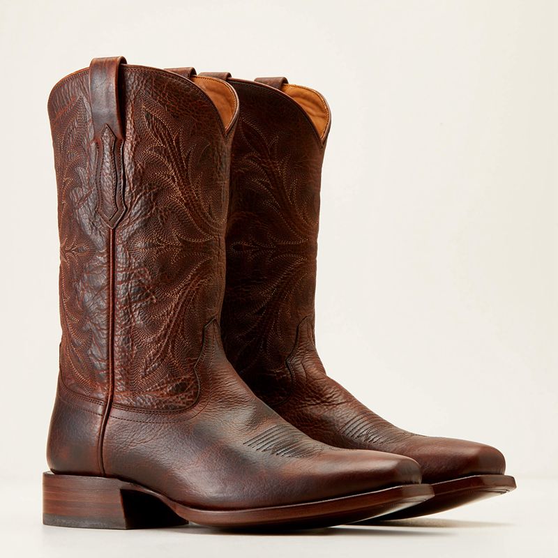 Ariat Bench Made Stilwell Cowboy Boot Marron Homme | NAD-85170673