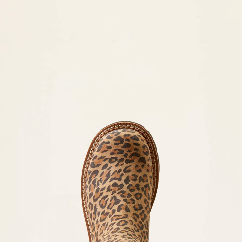 Ariat Fatbaby Chelsea Western Boot Cheetah/Chocolate Femme | RGT-74155610