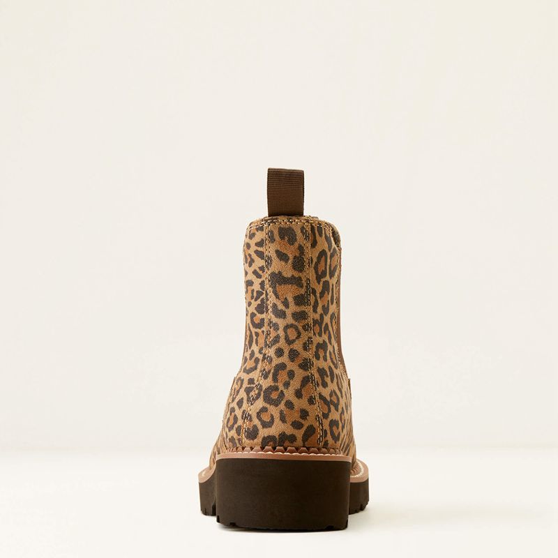 Ariat Fatbaby Chelsea Western Boot Cheetah/Chocolate Femme | RGT-74155610