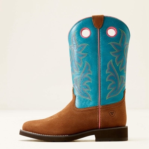 Ariat Elko Western Boot Bleu Femme | HFP-59836672