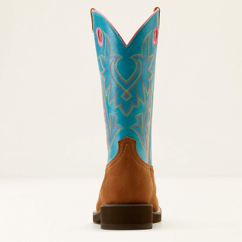 Ariat Elko Western Boot Bleu Femme | HFP-59836672