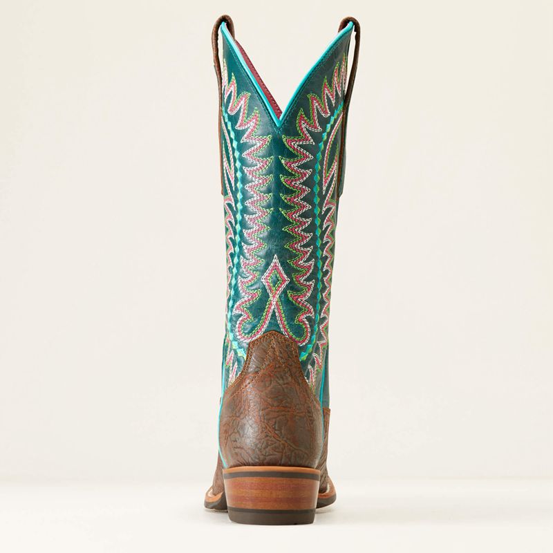 Ariat Derby Monroe Western Boot Shore Tan Femme | DYY-19407366