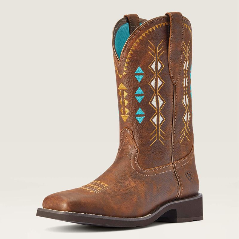 Ariat Delilah Deco Western Boot Cuivre Femme | NZN-64902902