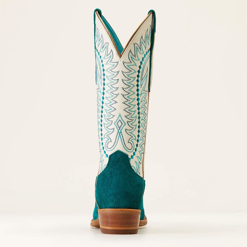 Ariat Derby Monroe Western Boot Turquoise Femme | LUR-05792013