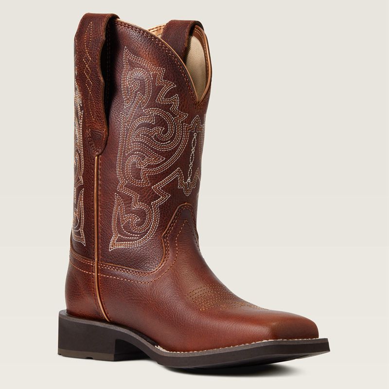 Ariat Delilah Stretchfit Western Boot Spiced Cider Femme | FJO-38410961