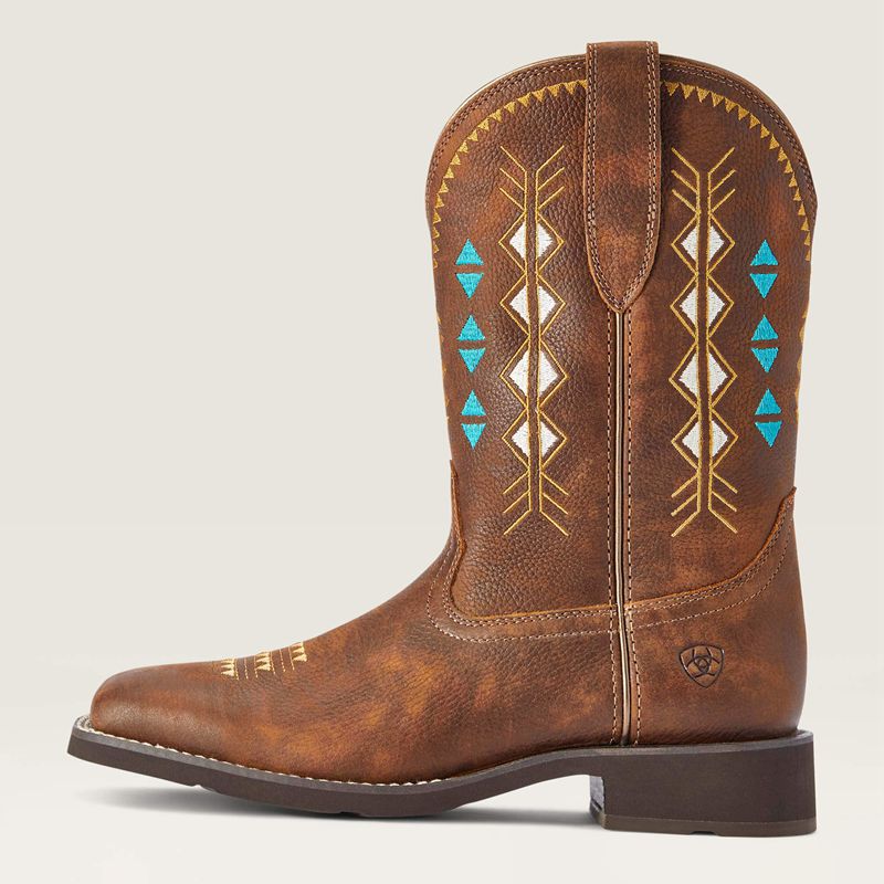 Ariat Delilah Deco Western Boot Cuivre Femme | NZN-64902902