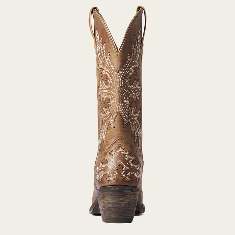 Ariat Circuit Rosewood Western Boot Natural Tan Femme | PLC-15035757