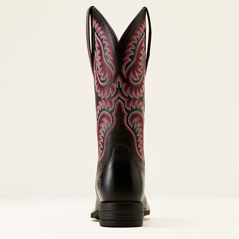 Ariat Cattle Caite Stretchfit Western Boot Noir Femme | TZJ-09504175