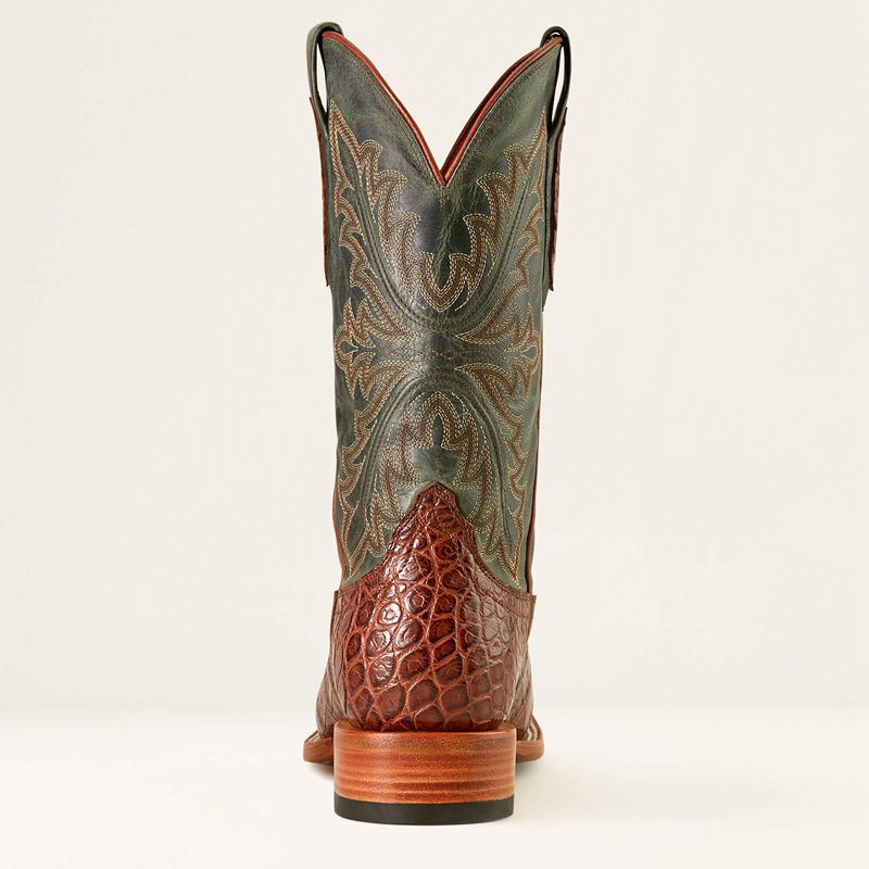 Ariat Bench Made Bassett Western Boot Vert Homme | IWD-46552539