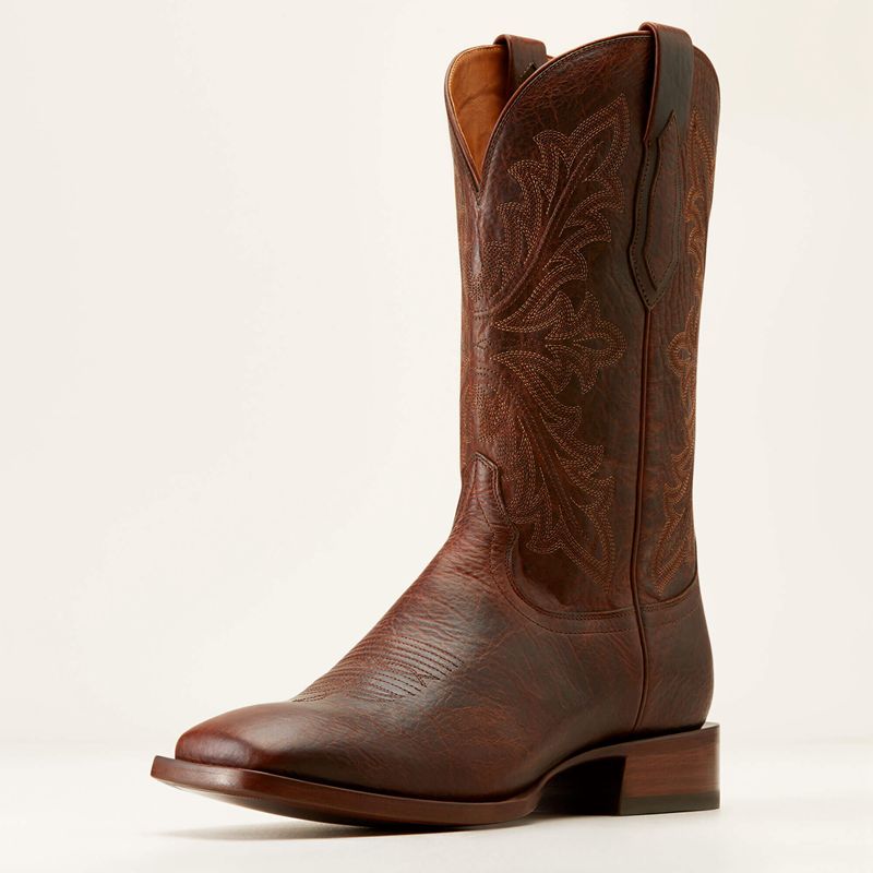 Ariat Bench Made Bassett Cowboy Boot Marron Homme | KPA-11452399