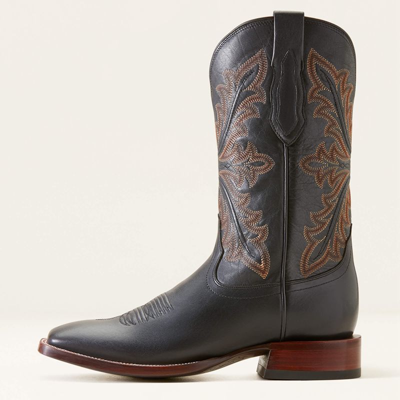 Ariat Bench Made Bassett Cowboy Boot Noir Homme | LPJ-13052269