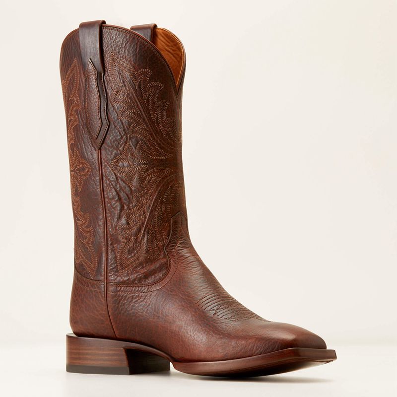 Ariat Bench Made Bassett Cowboy Boot Marron Homme | KPA-11452399