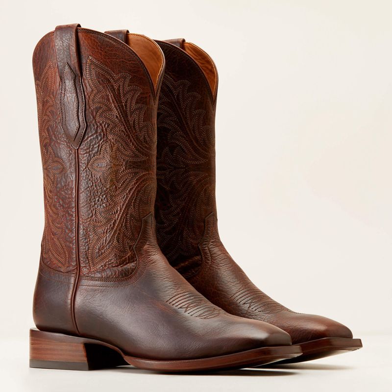 Ariat Bench Made Bassett Cowboy Boot Marron Homme | KPA-11452399