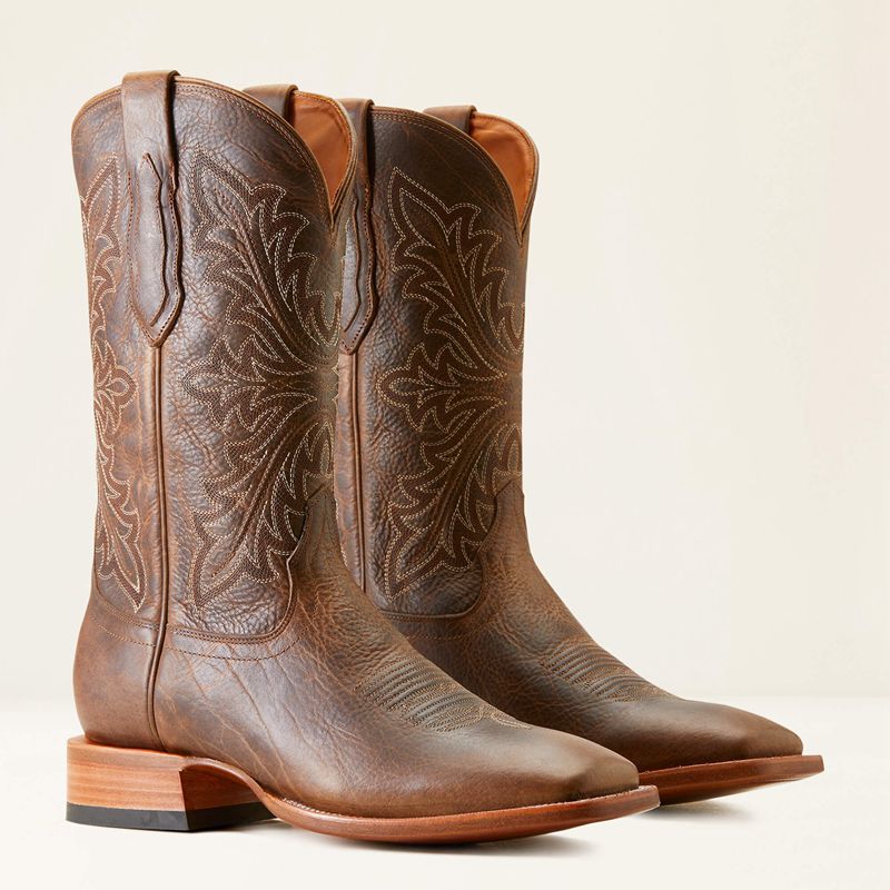 Ariat Bench Made Bassett Cowboy Boot Marron Homme | UYO-39497290