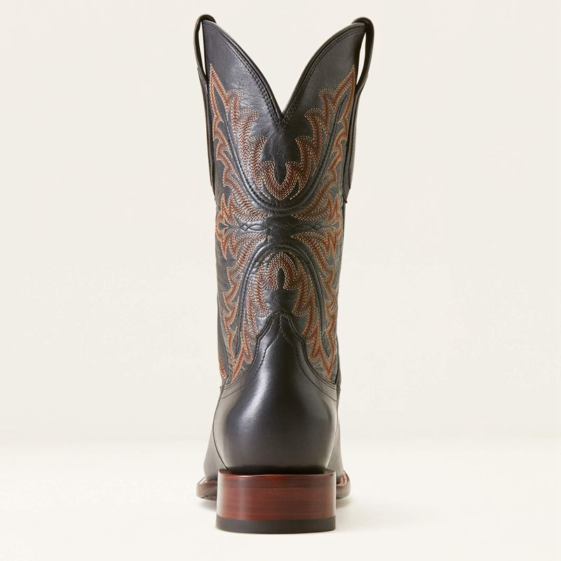 Ariat Bench Made Bassett Cowboy Boot Noir Homme | LPJ-13052269