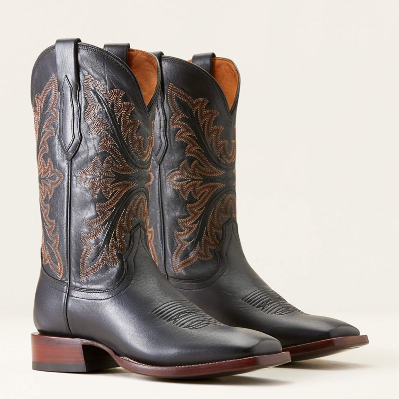 Ariat Bench Made Bassett Cowboy Boot Noir Homme | LPJ-13052269