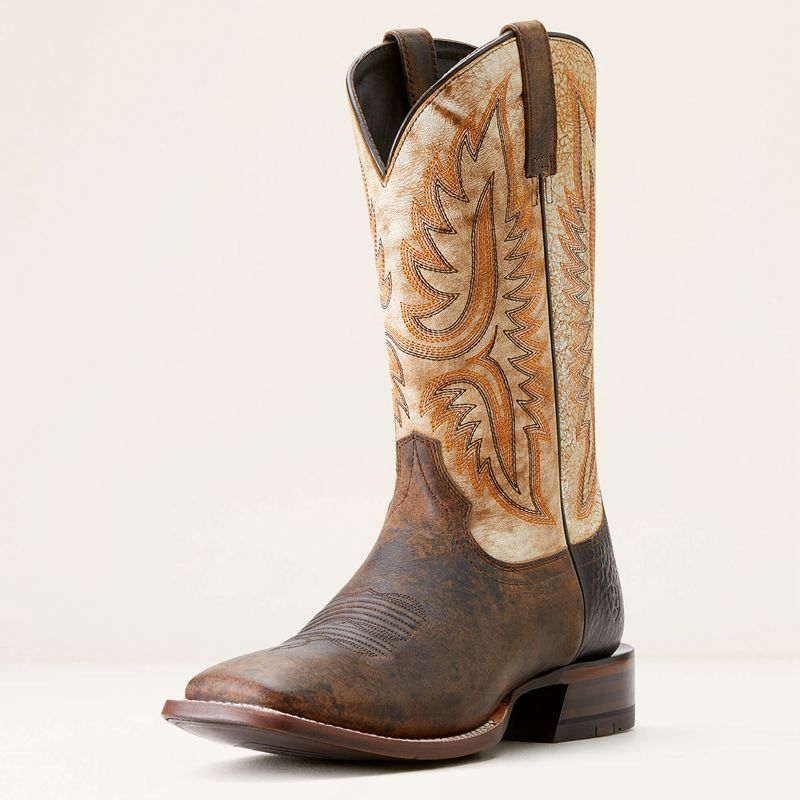 Ariat Tanglewood Cowboy Boot Maple/Warm Stone Homme | EQU-93107786