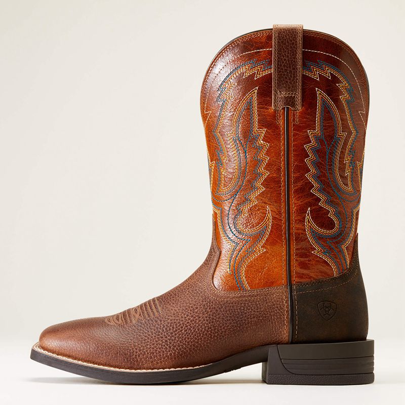 Ariat Steadfast Western Boot Marron Homme | HIH-94341787