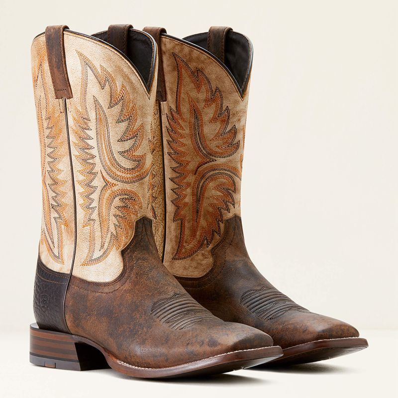 Ariat Tanglewood Cowboy Boot Maple/Warm Stone Homme | EQU-93107786