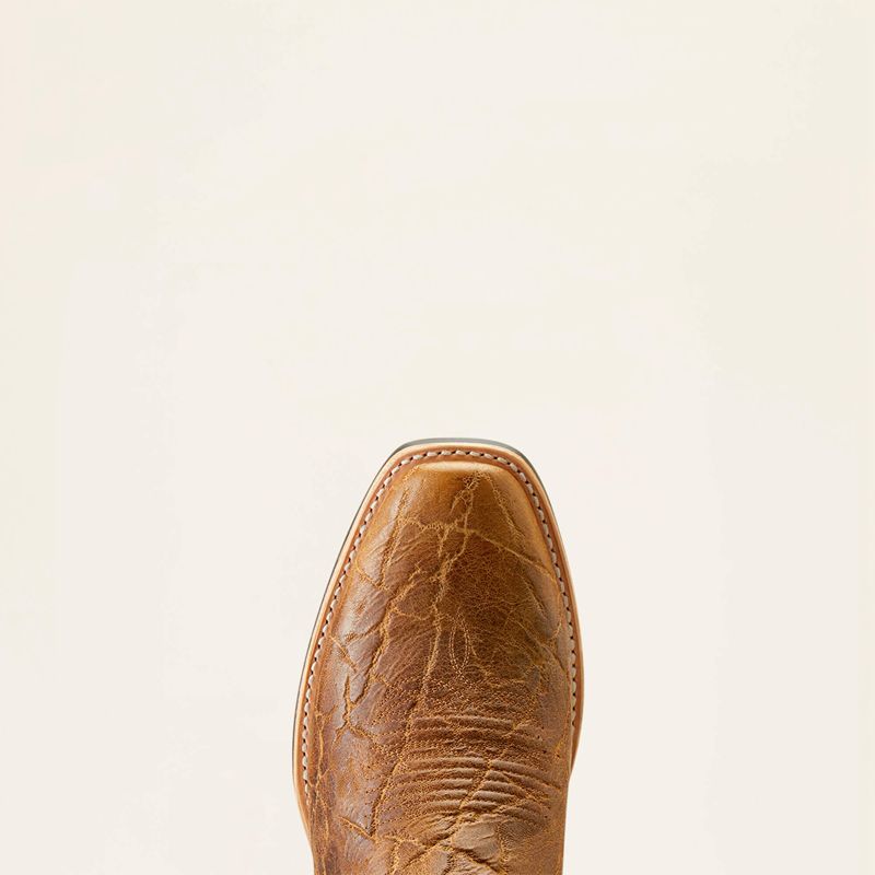 Ariat Stadtler Cowboy Boot Smoked Tan/Aging Barrel Homme | YXZ-32249127