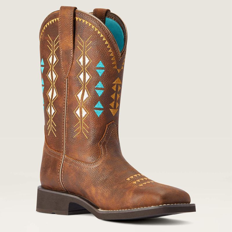 Ariat Delilah Deco Western Boot Cuivre Femme | NZN-64902902