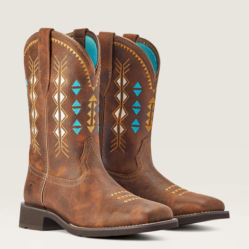 Ariat Delilah Deco Western Boot Cuivre Femme | NZN-64902902