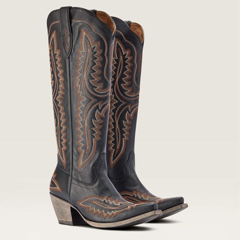 Ariat Casanova Western Boot Noir Femme | NUU-65272108