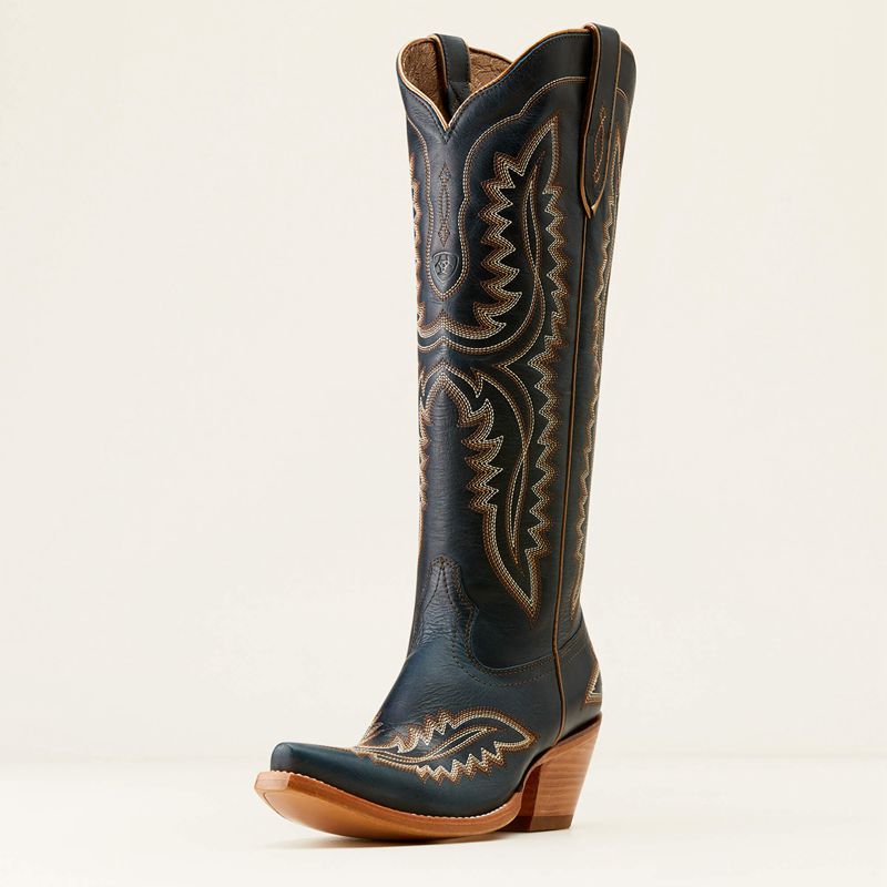 Ariat Casanova Western Boot Bleu Marine Femme | QFV-12990445